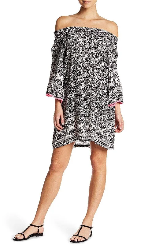Fashion Forward Women Sexy Off Shoulder Dress Summer Beach Tunic Cover Up
