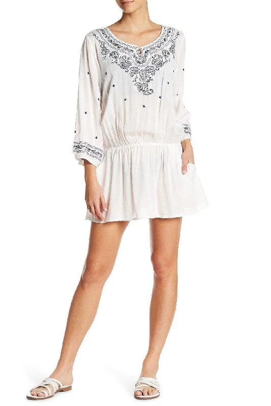 Sales Clothes Embroidered Beach Dress and Cover Up
