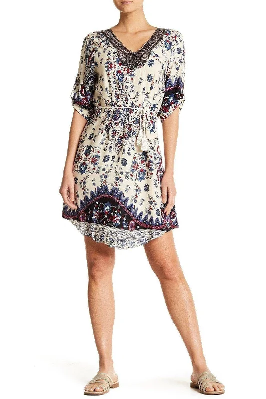Trendy Women's Outfits for Casual Wear Embroidered Boho Beach Tunic Dress and Cover Up - Beach Tunic Dresses Trendy Women's Outfits for Casual Wear Embroidered Boho Beach Tunic Dress and Cover Up - Beach Tunic Dresses