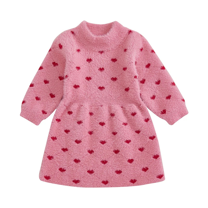 Charming Everyday Clothing For Women HEARTS Plush Dress
