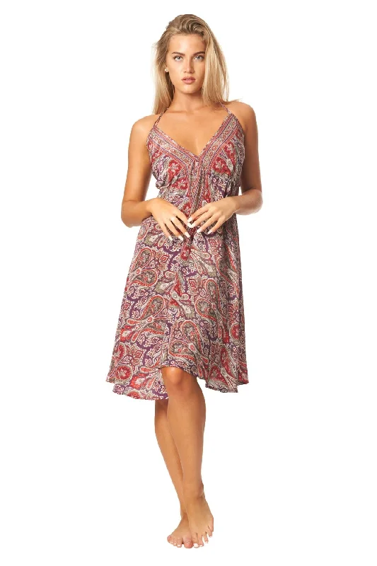 Charming Everyday Clothing For Women Cute Positano Mini Boho Dresses