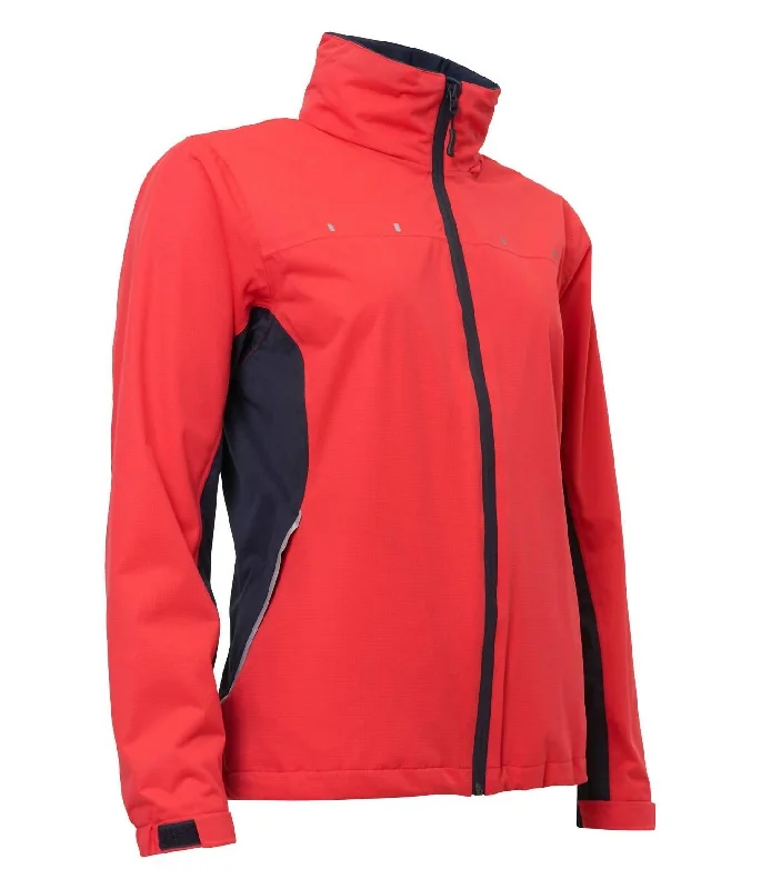 Affordable Women's Garments Women Swinley Rain Jacket In Poppy Red