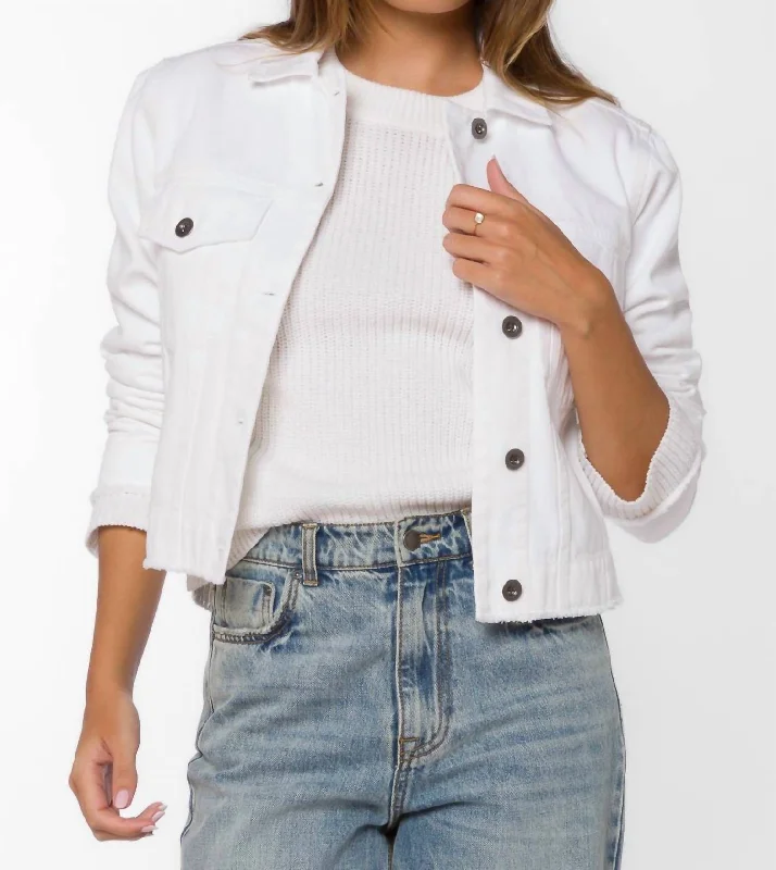 Chic Clothing For Women Larue Optic Jacket In White