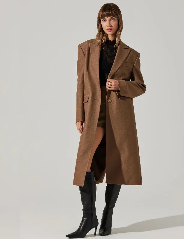 Casual Outfit For Women Brylee Coat, Walnut