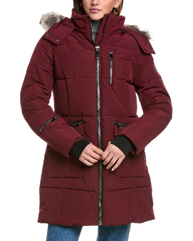 Women's Sporty Chic Clothes Nautica Heavyweight Mist Coat