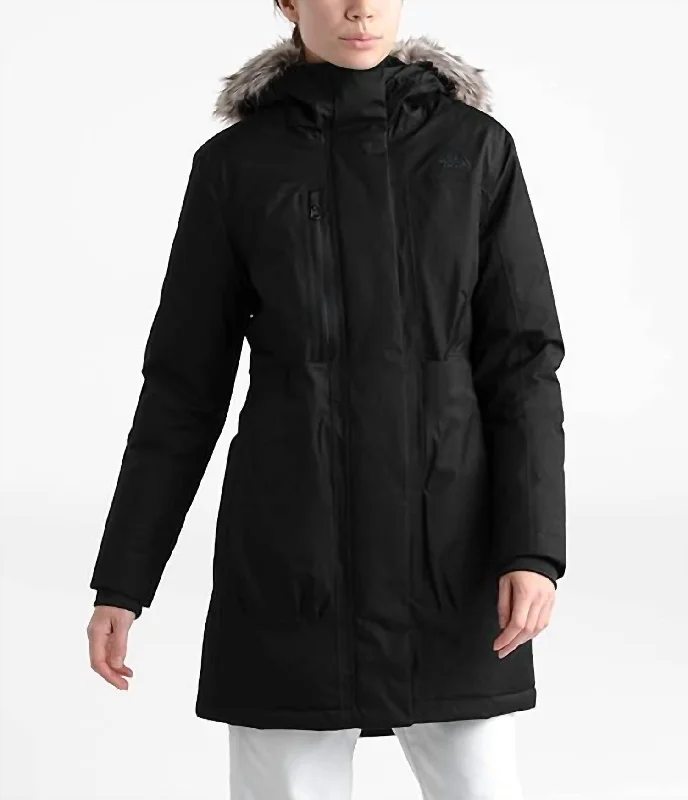 Women's Comfortable Apparel Women's Downtown Parka In Tnf Black