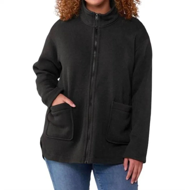 Fashion-Forward Women's Clothing Women's Better Sweater Oversized Coat In Black