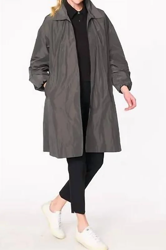 Must-Have Clothing Styles Now At Incredible Discounts Swing Coat In Charcoal