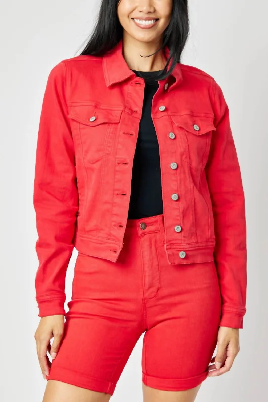 Women's Formal Clothes Robbin’S Jacket In Red