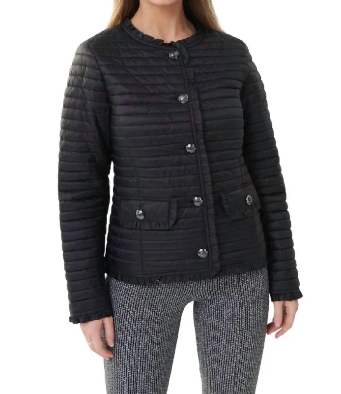 Seasonal Wardrobe Refresh – Shop Stylish Looks For Less Quilted Jacket In Black