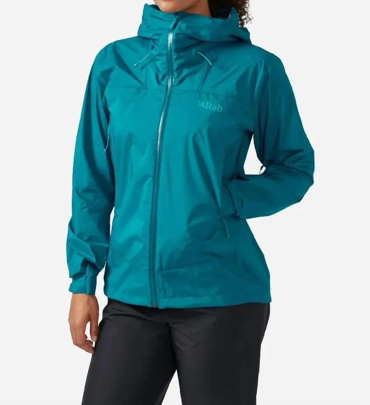 Women's Sporty Clothes Women's Downpour Plus 2.0 Waterproof Jacket In Ultramarine