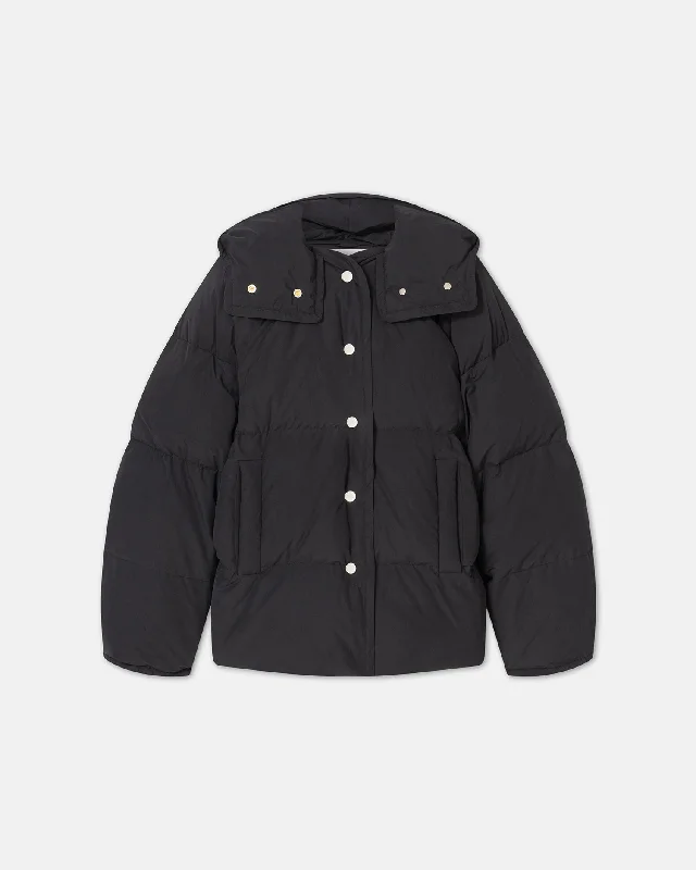 Trendy And Timeless Styles Now At Exclusive Discounts Jolyn - Tech Poplin Puffer Jacket - Off Black