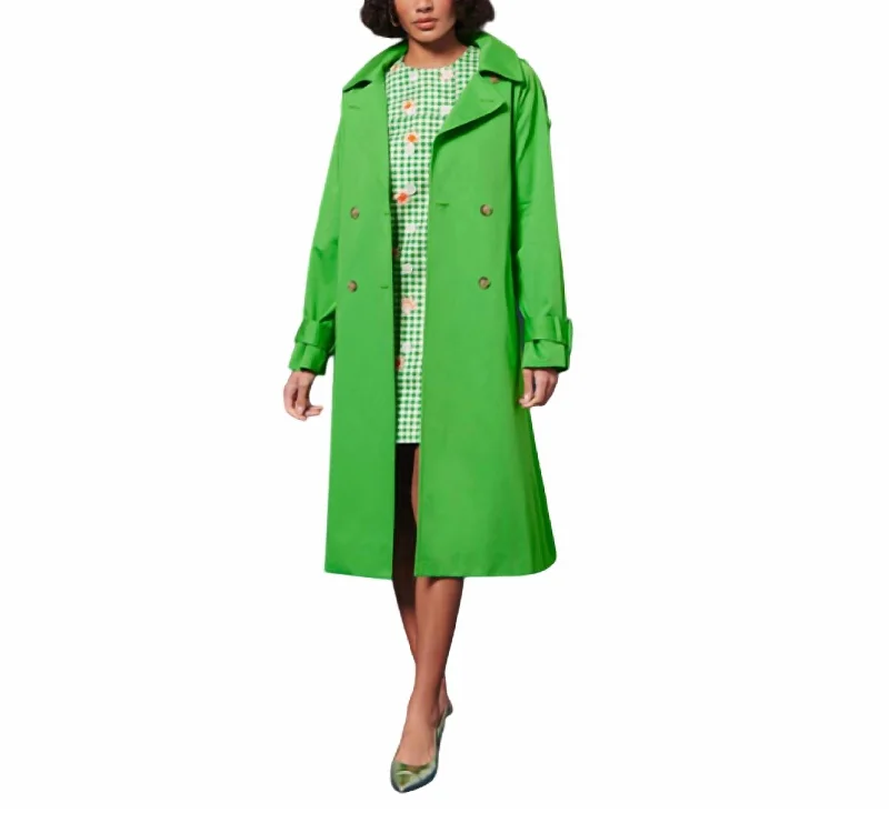 Limited-Time Fashion Sale – Shop Your Favorite Styles Now Ivan Trench Coat In Green