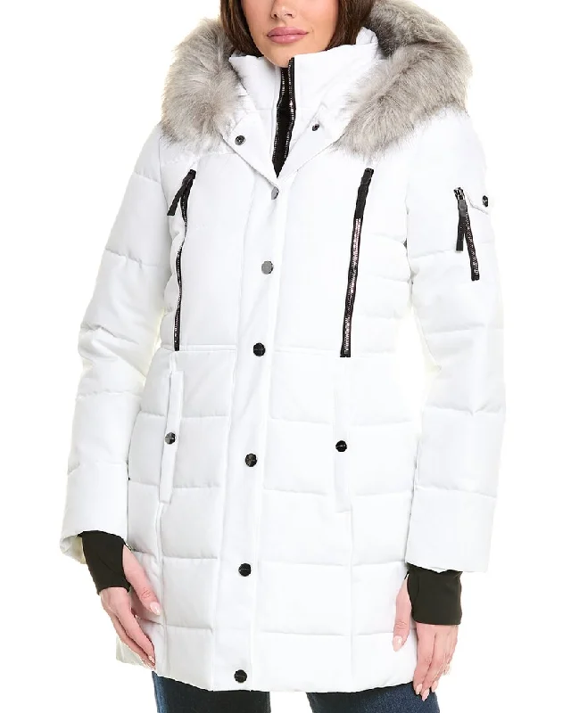 Women's Work Outfit Nautica Heavyweight Mist Coat