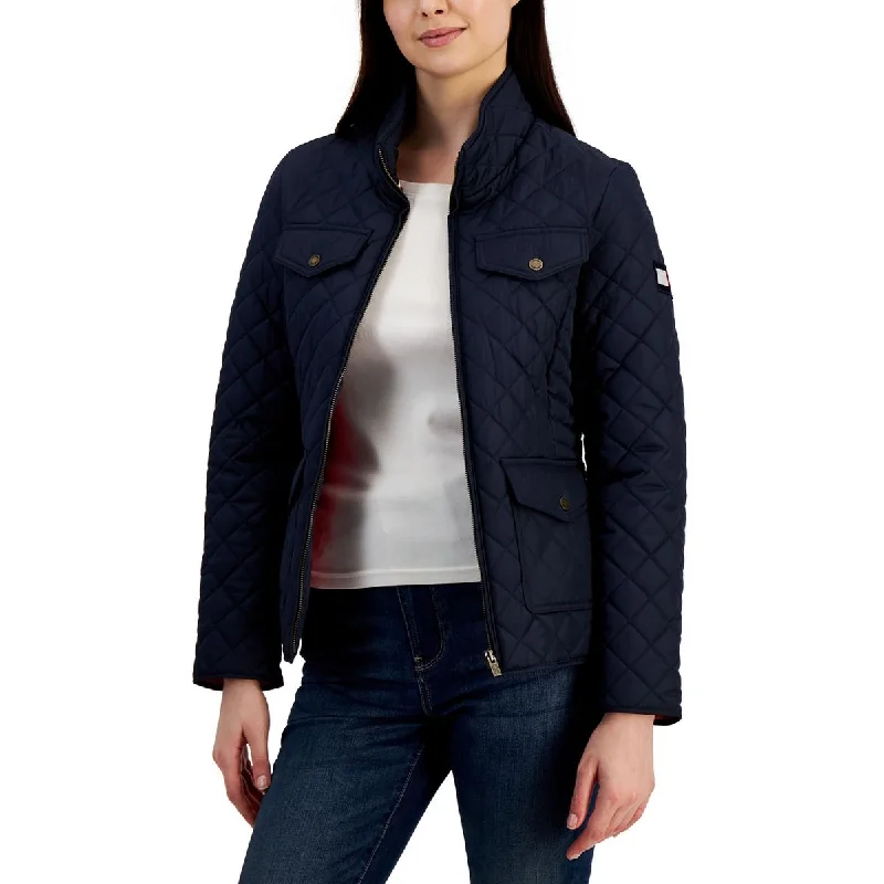 Women's Vacation Outfit Womens Quilted Polyester Puffer Jacket