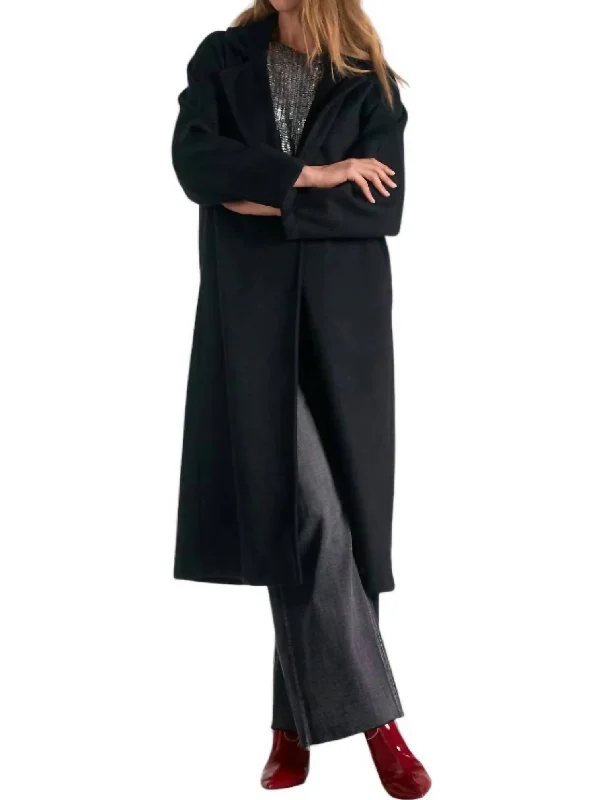 Women's Layered Outfit Tori Trench Coat In Black