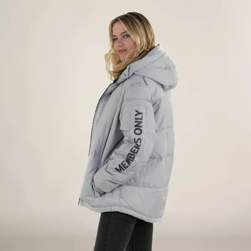 Women's Evening Outfit Women's Twill Block Puffer Oversized Jacket