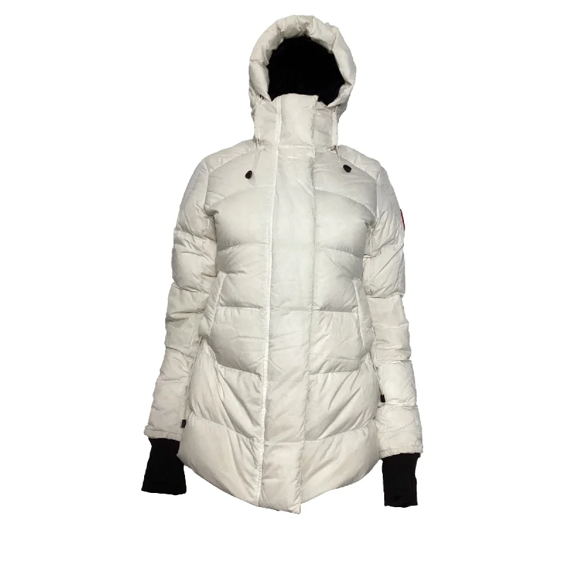 Women's Vintage Clothes Canada Goose Alliston Jacket in White Nylon