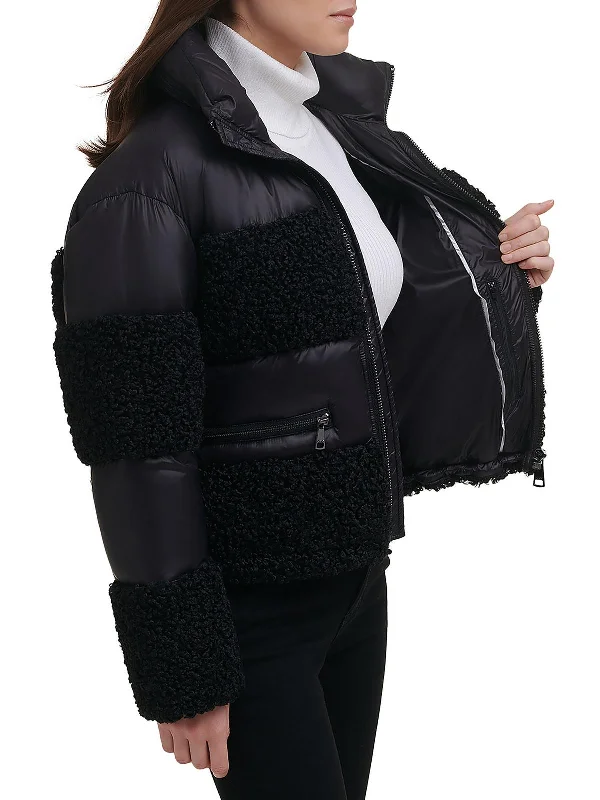 Chic And Affordable Fashion – Limited-Time Offers Womens Sherpa Cold Weather Puffer Jacket