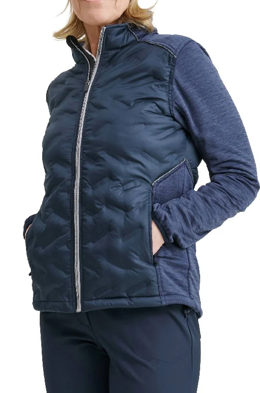 Women's Clothing With Trendy Designs Women Elgin Hybrid Jacket In Navy