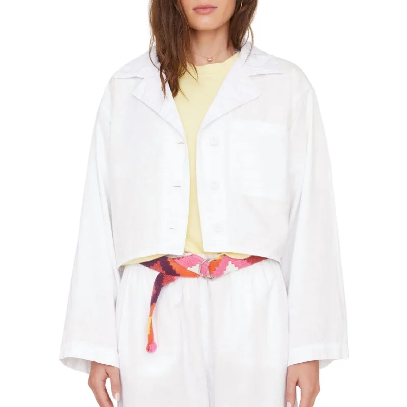 Best Fashion Deals Of The Season – Upgrade Your Style Daisy Haven Twill Jacket In White