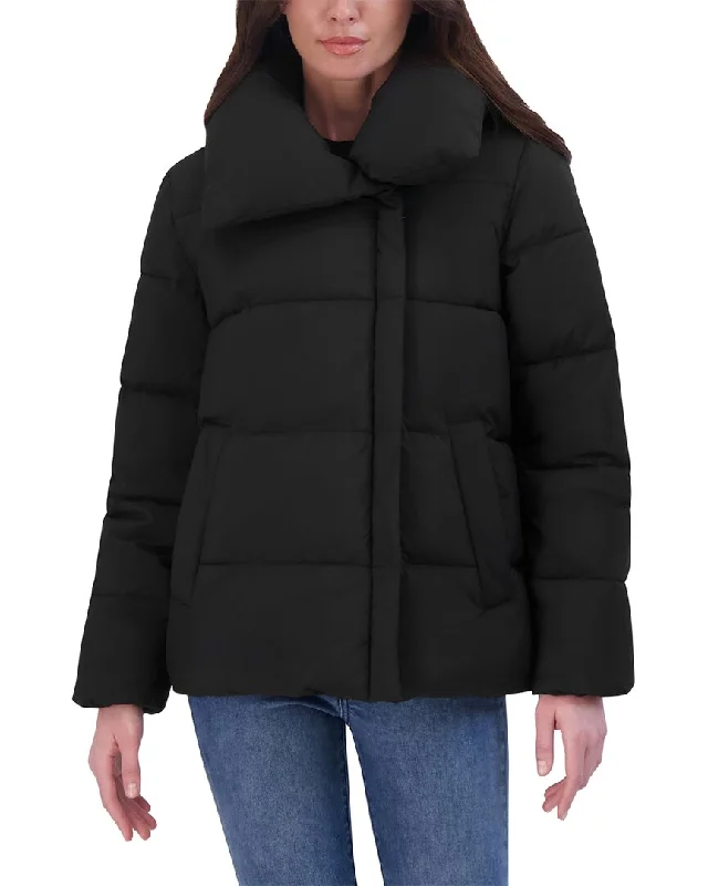 Plus-Size Women's Clothing Tahari Puffer Coat