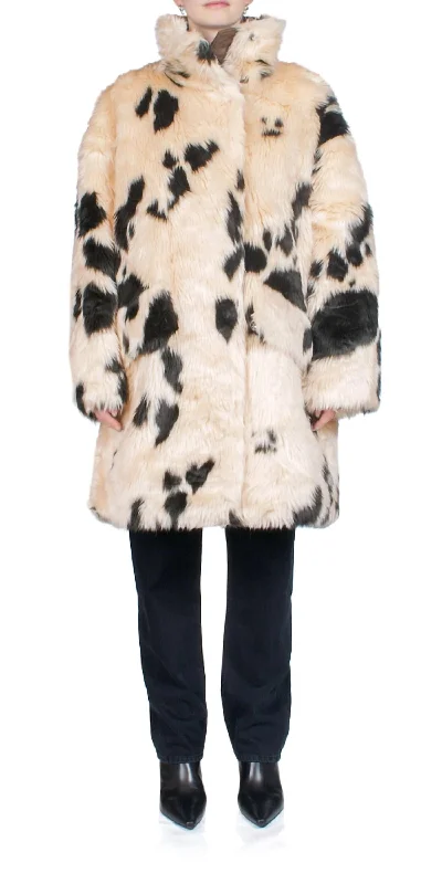 Women's Comfortable Garments Doona Coat In Classic Cow