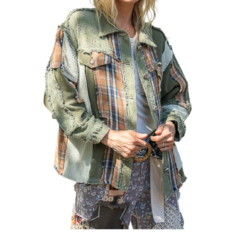 Seasonal Clearance Sale – Big Savings On Trendy Looks Did It Occur To You Jacket In Army Green