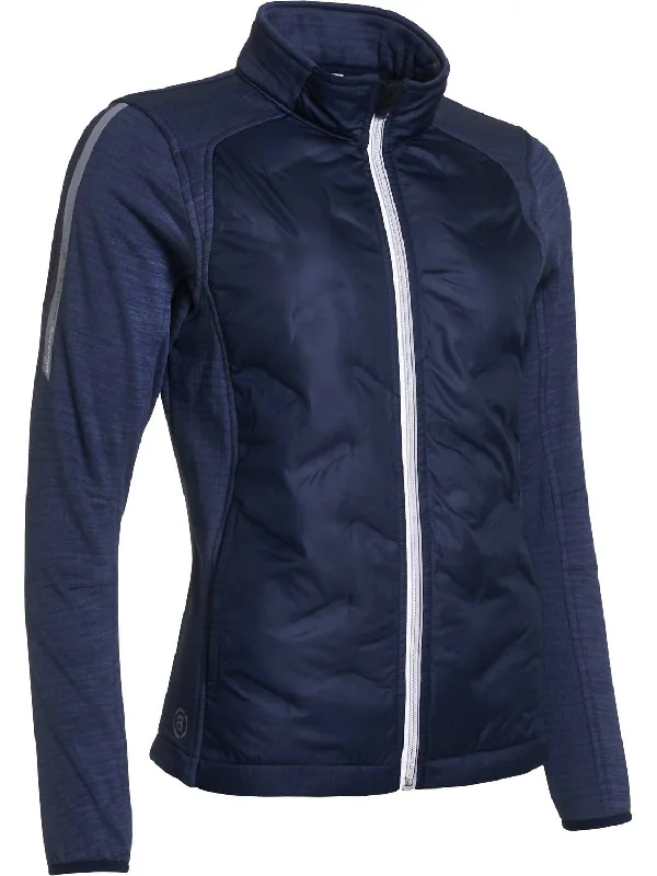 Seasonal Clearance Sale – Big Savings On Trendy Looks Women Dunes Hybrid Jacket In Navy