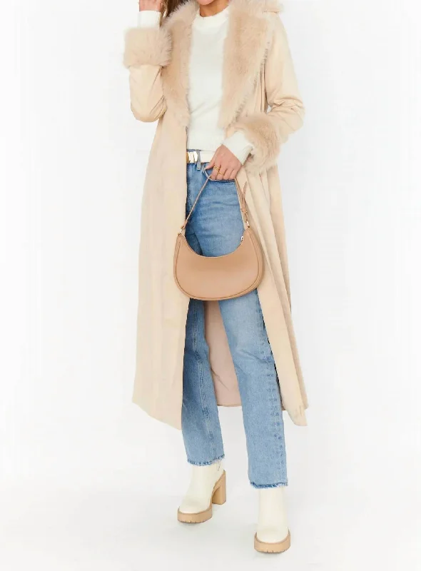 Trendy Athleisure Clothing For Women Penny Lane Coat In Beige