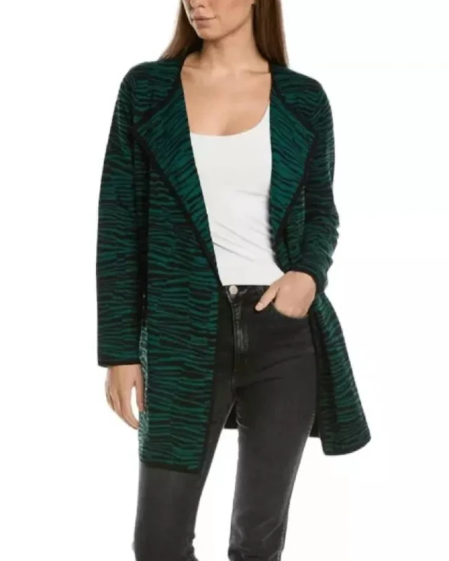 Flash Sale – Stunning Outfits At Exclusive Prices Combed Jacket In Spruce Green,black