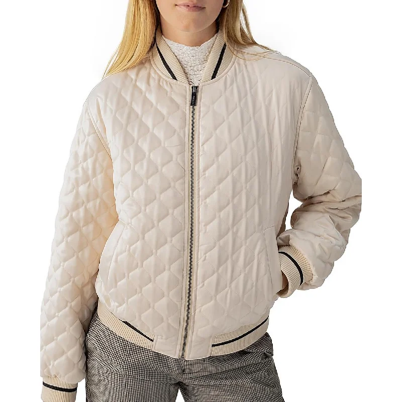 Women's Athleisure Apparel Marilyn Bomber Jacket Womens Quilted Polyester Bomber Jacket