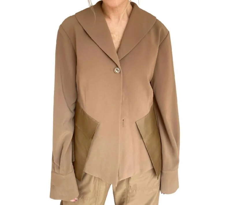 Affordable Luxury Women's Apparel Archie Open Jacket In Coffee Brown