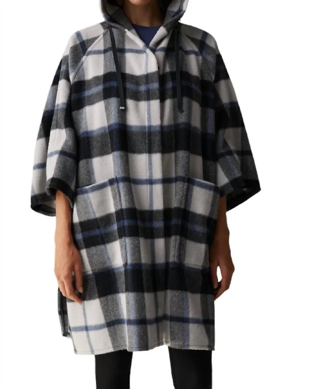 Luxury Women's Clothes Women's Anke Coat In Plaid