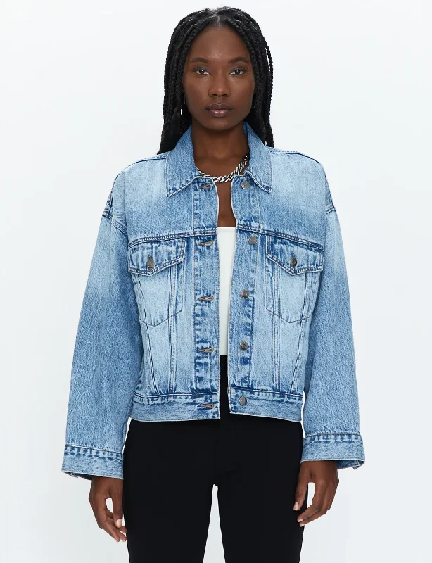 Women's Casual Wear Outfit Margo Oversized Denim Jacket, Dover