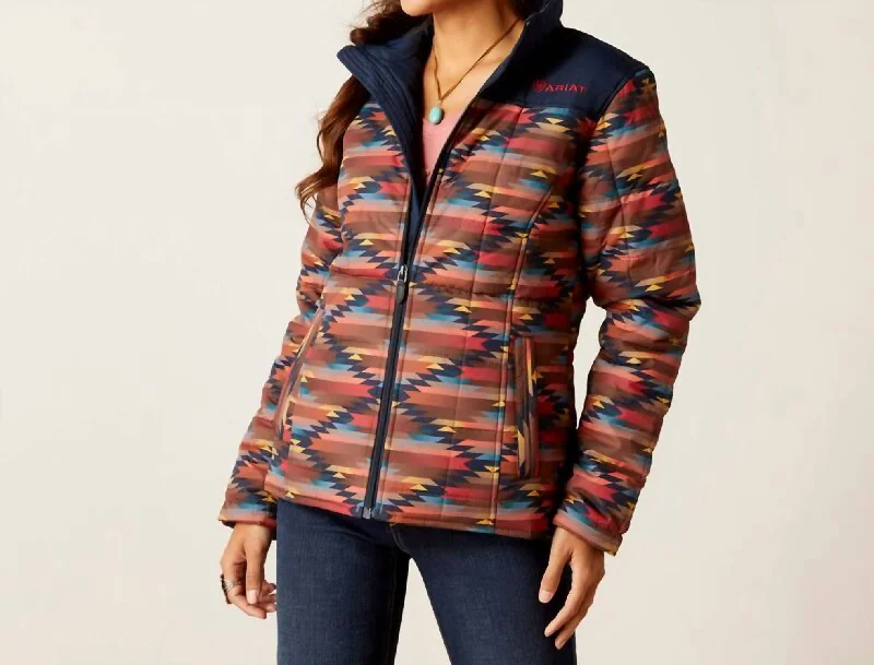 Charming Everyday Clothing For Women Crius Insulated Jacket In Mirage Print