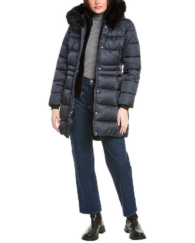 Women's Chic Outfit Tahari Puffer Coat