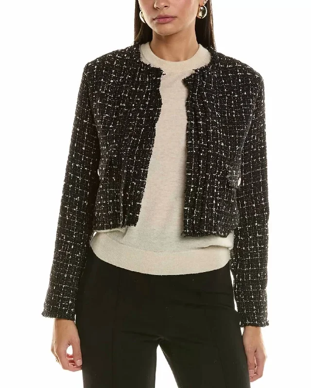 Vintage Clothing For Women Celeste Tweed Jacket In Black