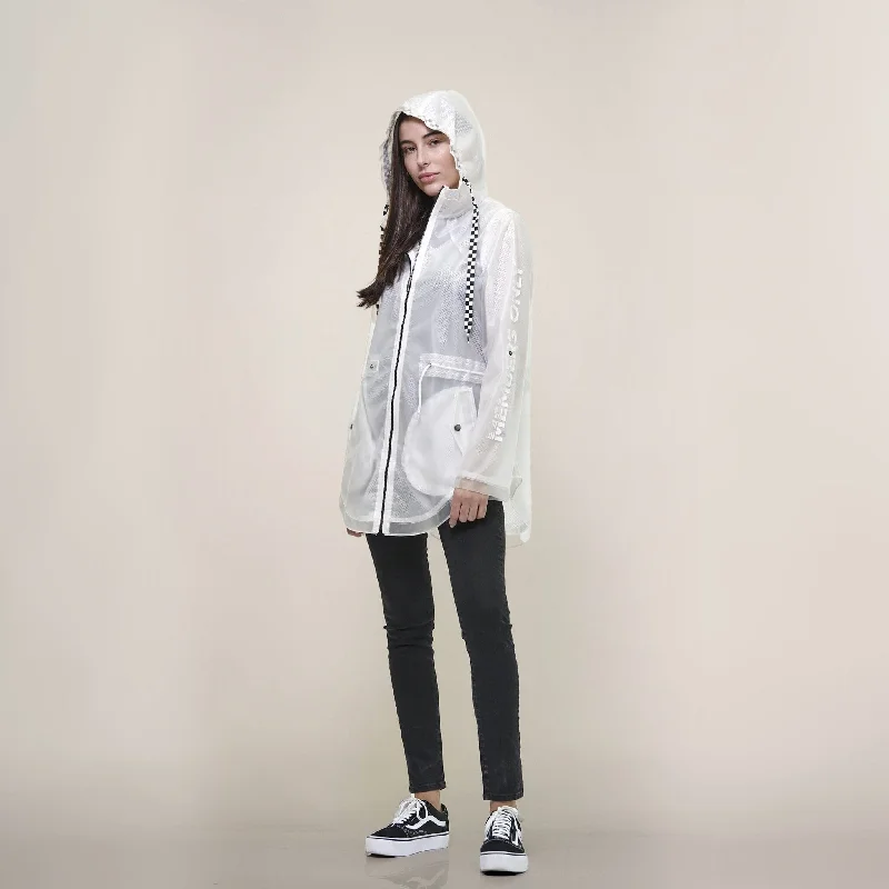 Women's Effortless Casual Outfit Women's Translucent Long Jacket