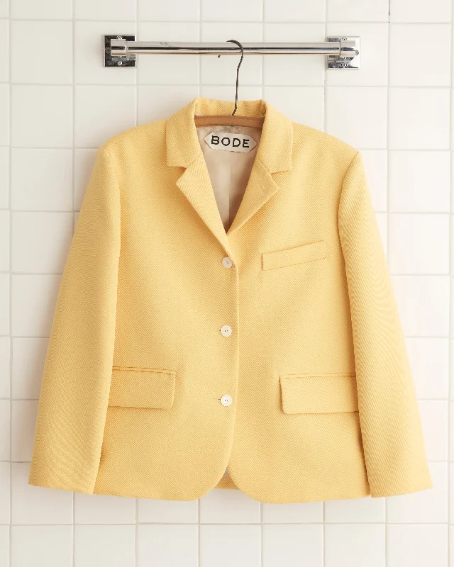 Women's High-Fashion Outfit Riding Twill Lillian Jacket - Yellow