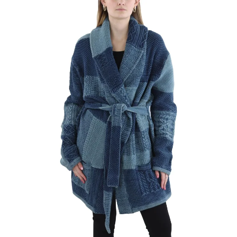 Don't Miss Out – Your Favorite Fashion Pieces On Sale Womens Cotton Textured Wrap Coat