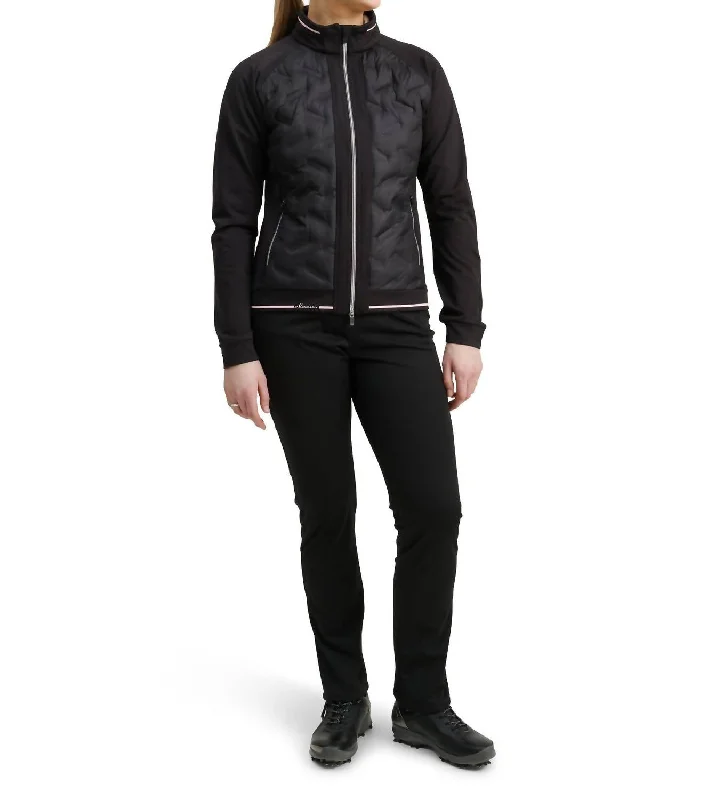 Women's Fashion-Forward Apparel Women Grove Hybrid Jacket In Black