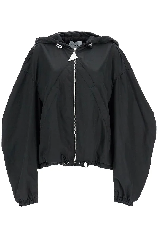 Women's Clothes For The Office The Attico Women's Oversized  Hooded Bomber Jacket In Polyester