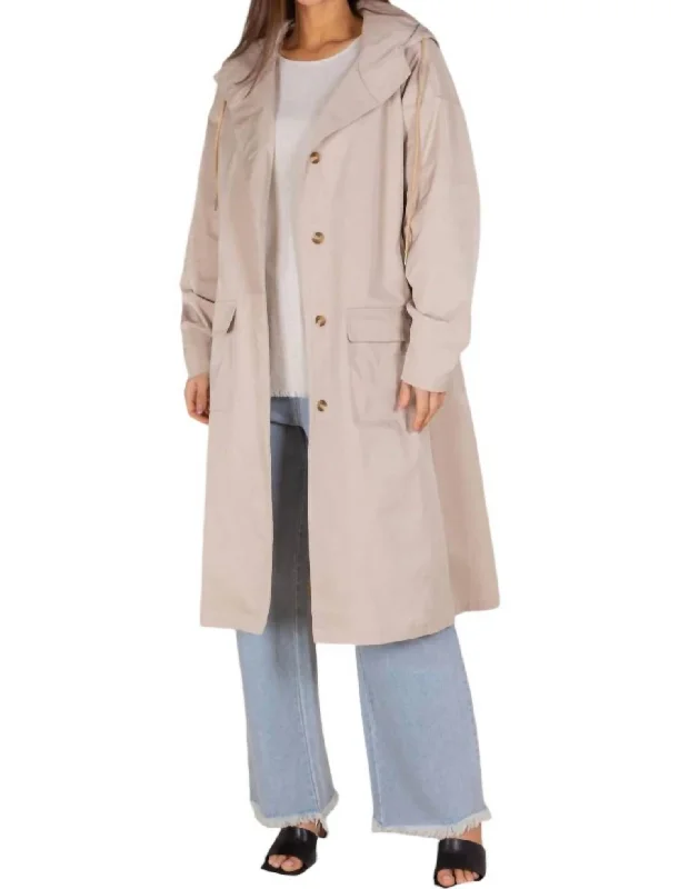 Women's Casual Wear Outfit I’Ll Be Found Trench Coat In Beige