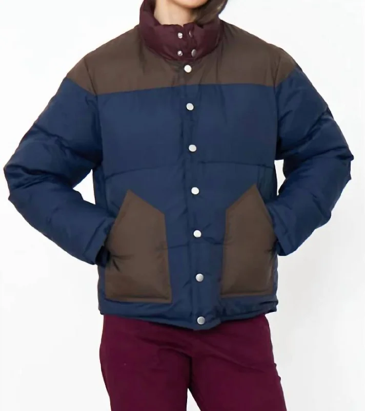 Fashion-Forward Styles At Incredible Discounts The Bogey In Navy/ Chocolate/merlot