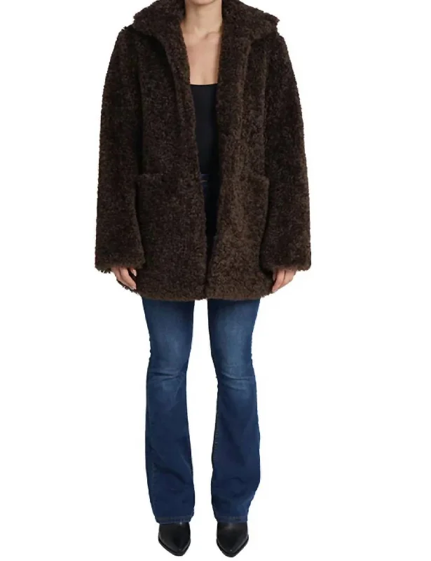 Everyday Fashion Kayce Coat In Brown