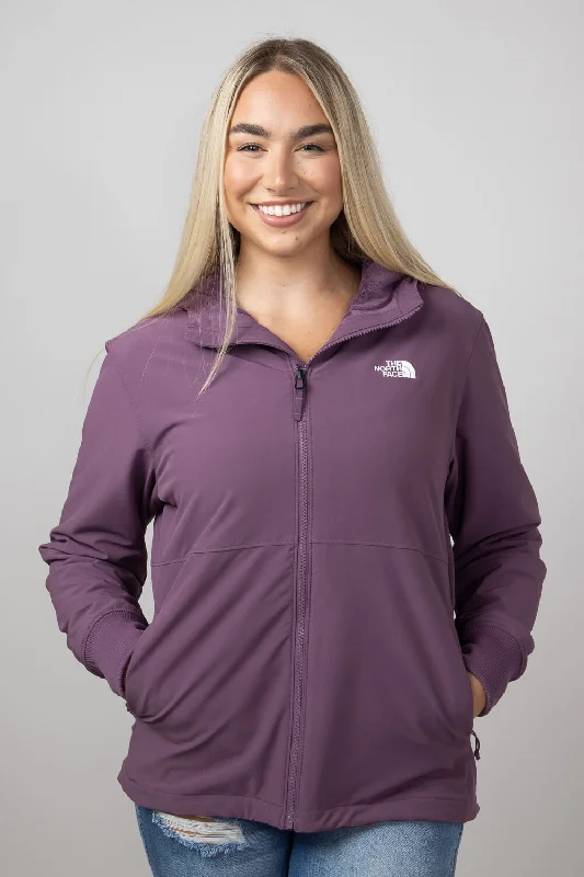 Luxury Women's Clothes The North Face Shelbe Raschel Hoodie Jacket for Women in Midnight Mauve | NF0A84JJ-1NI