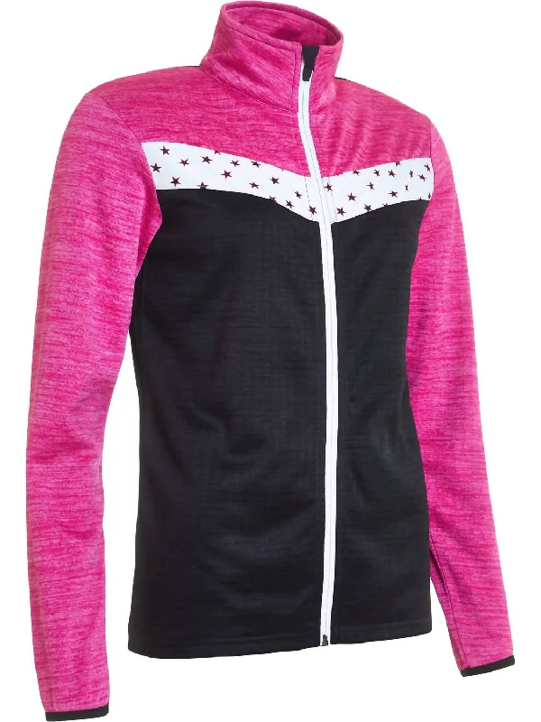 Women's Active Garments For Workouts Women’S Fortrose Full-Zip Fleece Jacket In Black Star