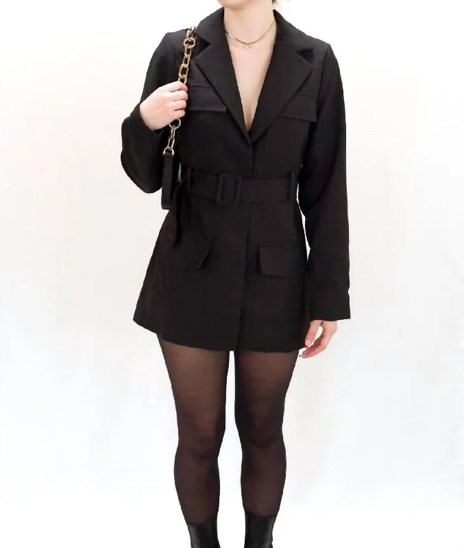 Women's Athletic Outfit Jennifer Jacket In Black