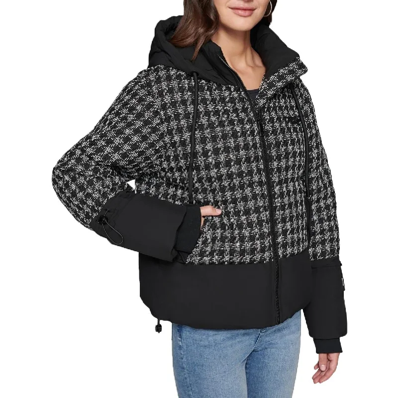 Comfortable Women's Clothes Womens Hooded Polyester Puffer Jacket